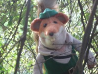 Basil Brush as Robin Hood